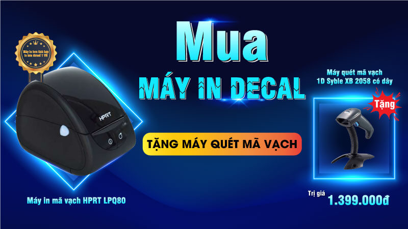 Máy in mã vạch HPRT LPQ80, máy in mã vạch 2 trong 1, máy in mã vạch bán hàng, máy in mã vạch bằng nhiệt, máy in mã vạch hprt, máy in mã vạch hà nội