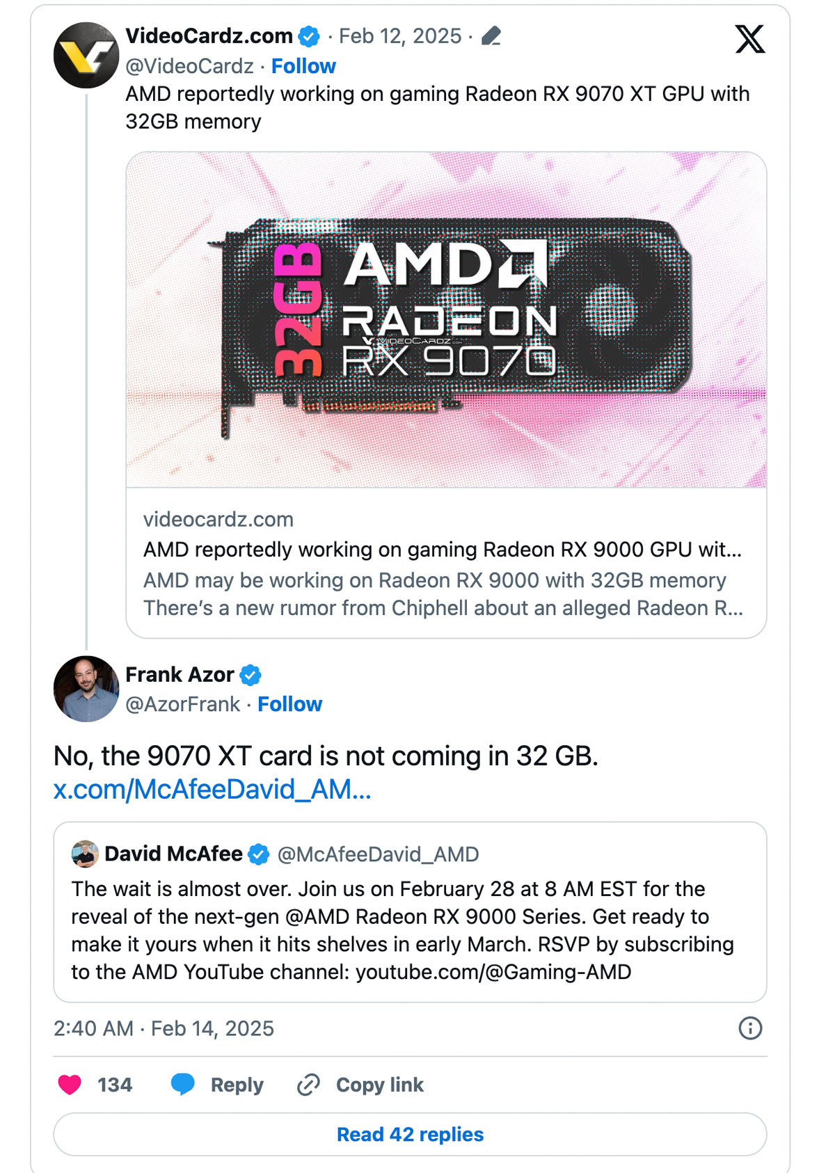 AMD ra mắt mẫu VGA phân khúc tầm trung cuối tháng 2 tới đây