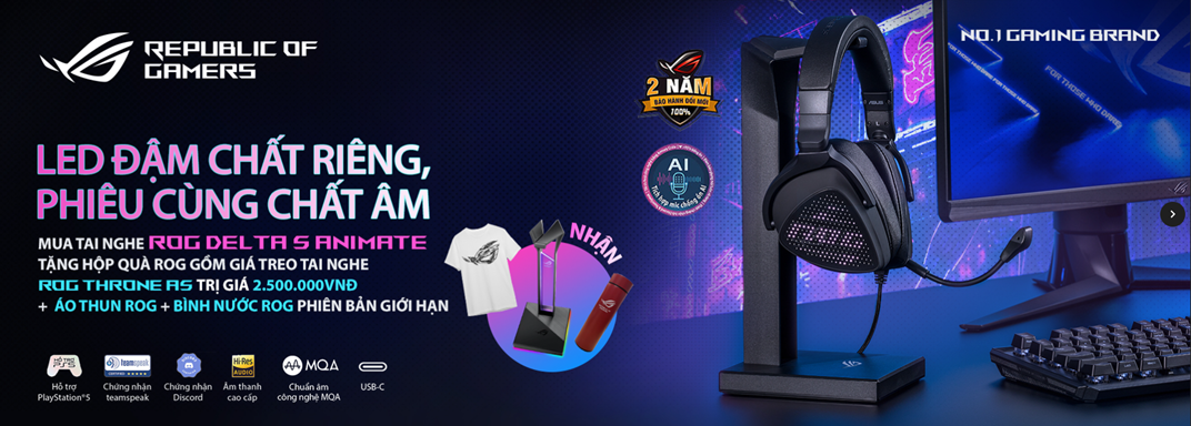 Tai nghe ASUS ROG DELTA S ANIMATE