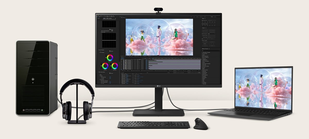 Màn hình văn phòng LG Nâng cao hiệu suất trải nghiệm và tiện lợi cho người dùng