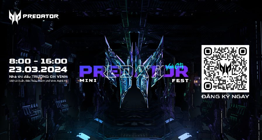 TOP 5 LÍ DO BẠN KHÔNG NÊN BỎ LỠ MINI PREDATOR FEST TP. VINH CUỐI TUẦN NÀY?!