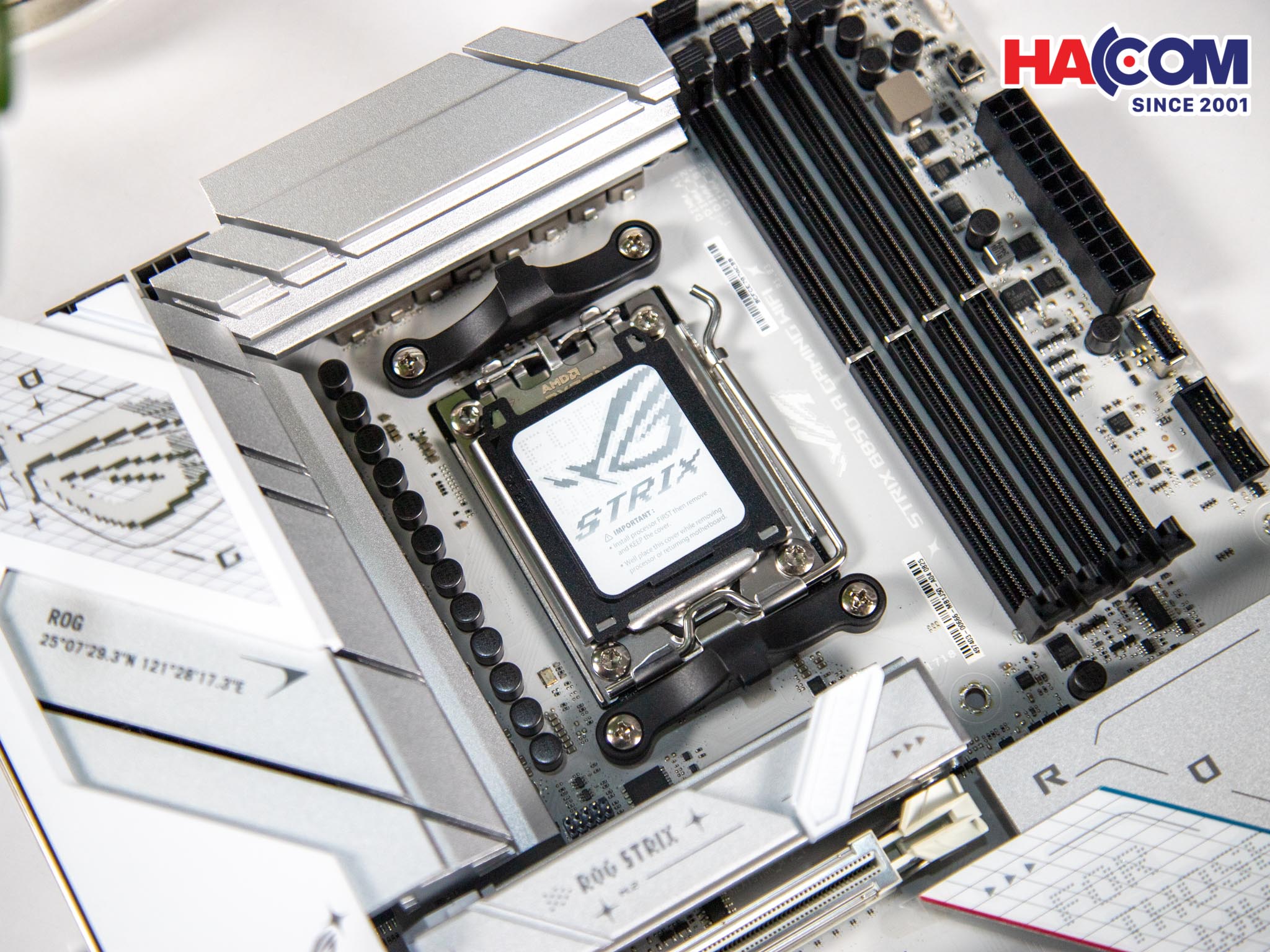 Khe cắm RAM ASUS B850A-GAMING