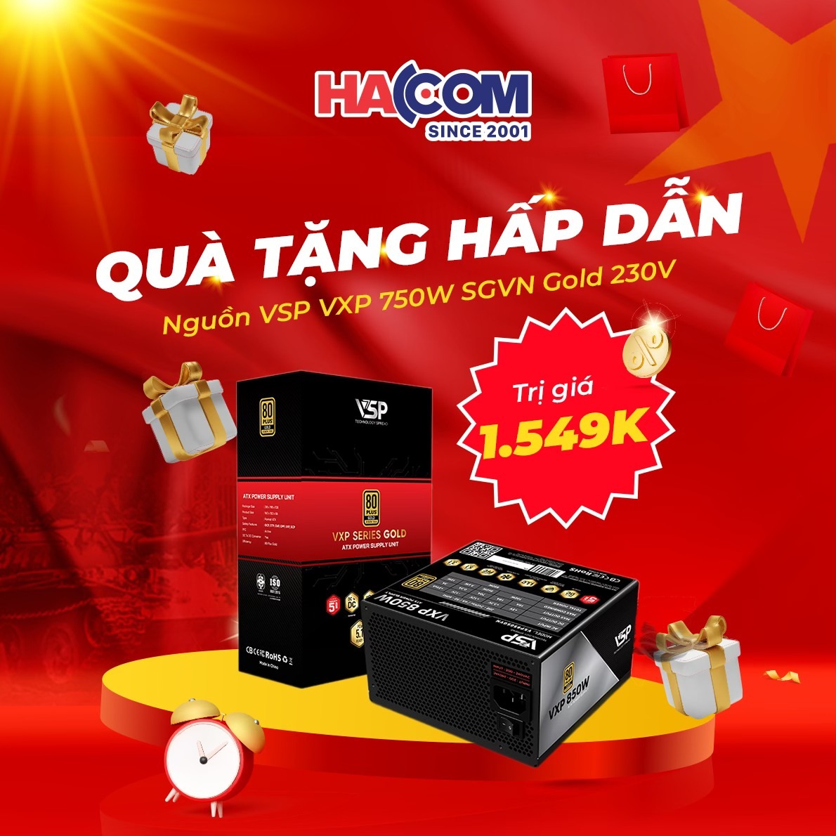 Rộn ràng 30/4 - 1/5, HACOM trao quà chất!