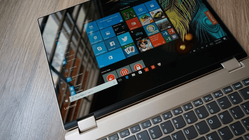 Màn hình viền mỏng của laptop mỏng nhẹ 