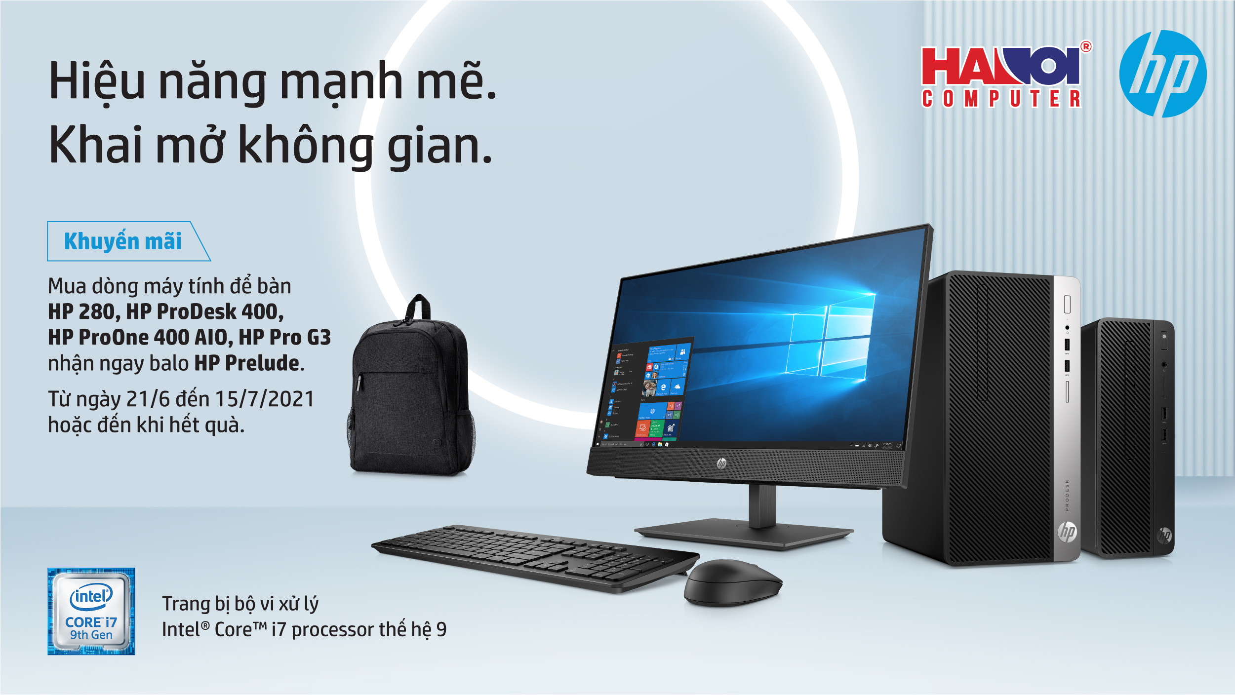 Mua máy tính HP tặng balo
