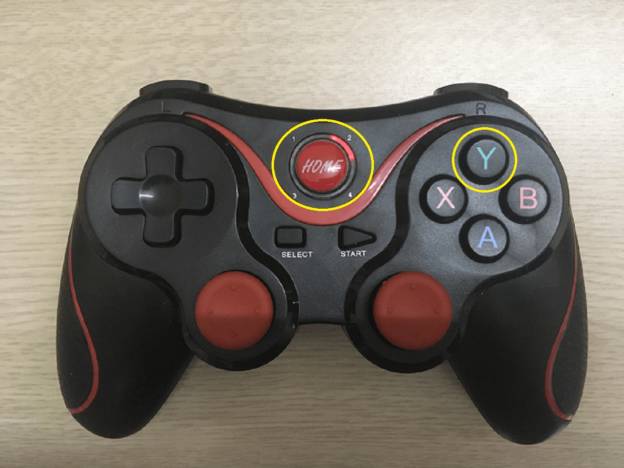 Tay cầm chơi game T3 kết nối với iphone 