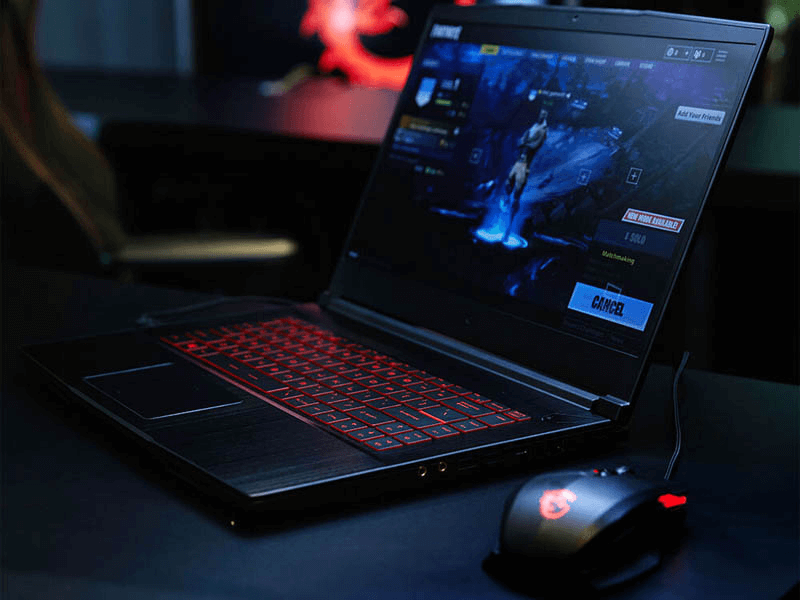 Hệ thống tản nhiệt laptop gaming msi