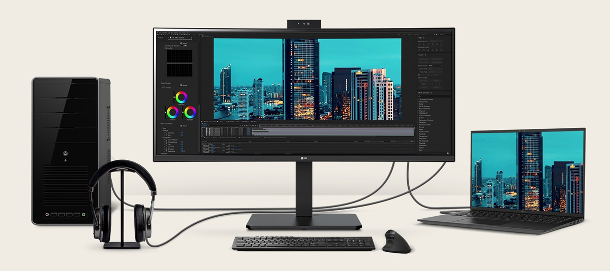Nhóm màn hình UltraWide LG 34BA85QE và 34BA75QE