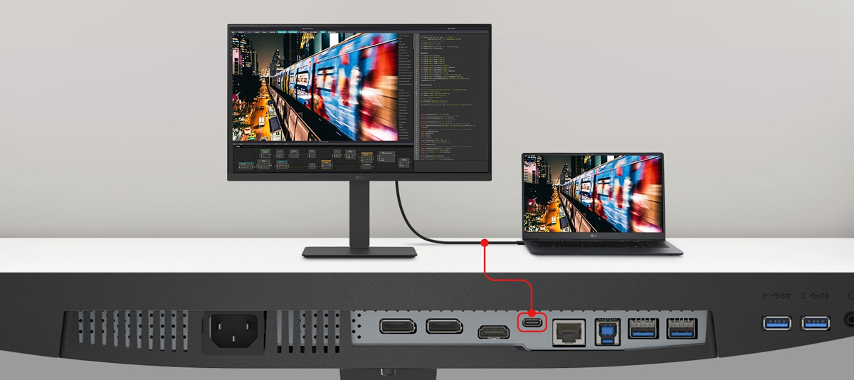 Nhóm màn hình FHD LG 27BA850 và LG 24BA850 