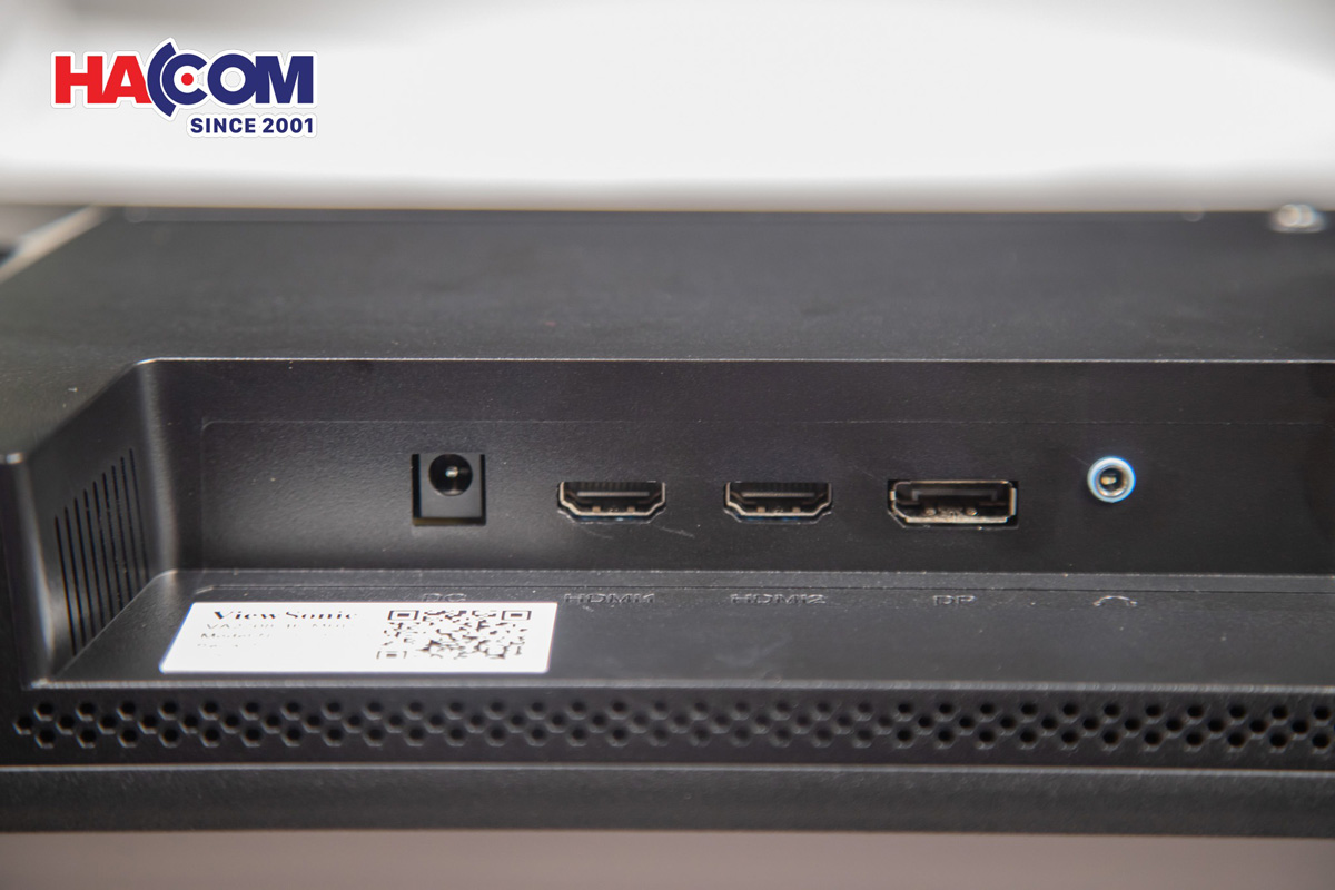Cổng kết nối của Viewsonic VA2708-4K-MHD 