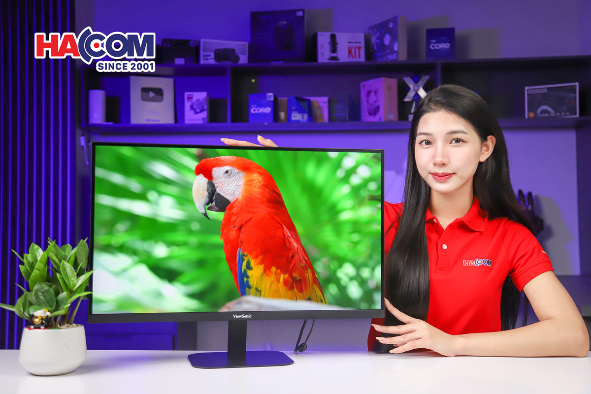 Viewsonic VA2708-4K-MHD có thiết kế hiện đại