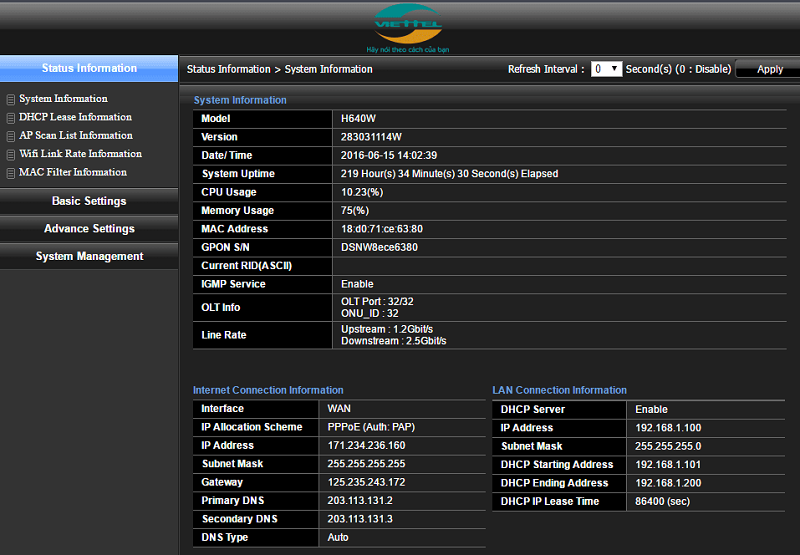 hanoicomputer-Hướng dẫn đổi mật khẩu wifi viettel