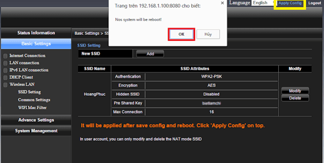hanoicomputer-Hướng dẫn đổi mật khẩu wifi đơn giản viettel