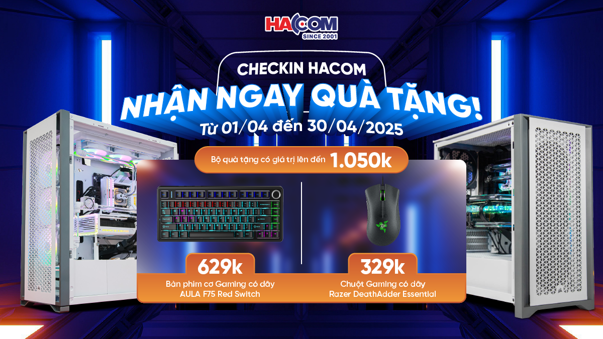 Khuyến mãi PC Gaming tại HACOM