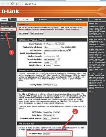 hanoicomputer-Đổi mật khẩu wifi dlink 2
