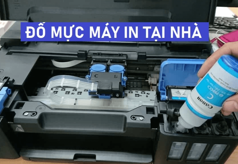 Nạp mực máy in tại nhà 