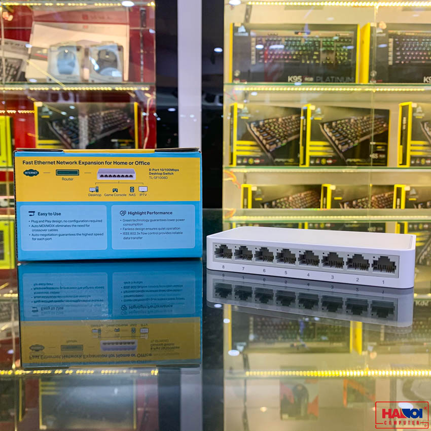 Switch TP-Link TL-SF1008D - hacom 1