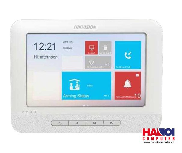 Hikvision HIK-VDM4000WT là màn hình chuông cửa trong nhà được thiết kế để nâng cao trải nghiệm quản lý khách đến 