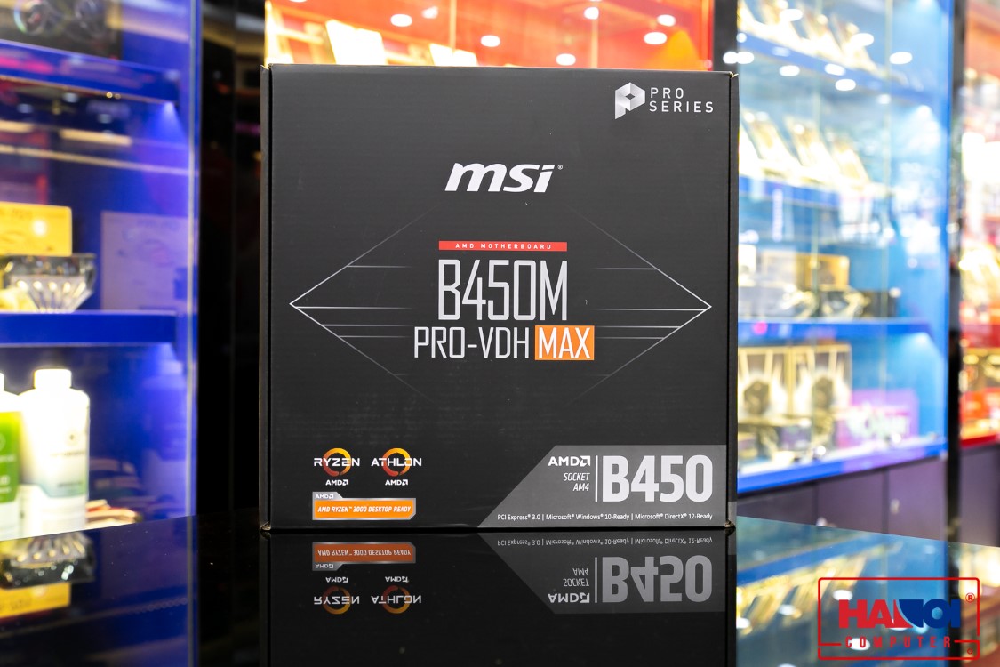Mainboard MSI B450M PRO VDH MAX - HACOM 1
