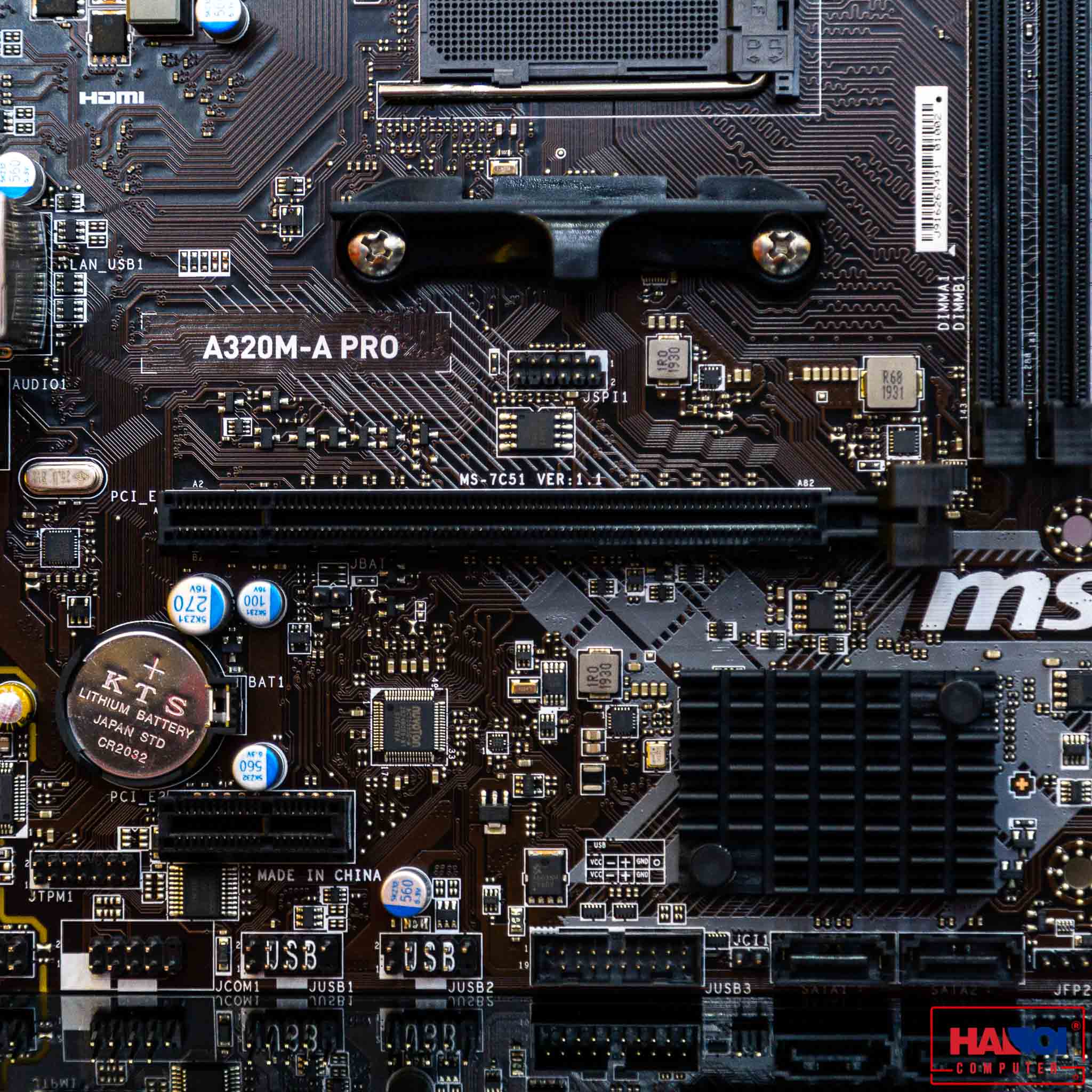 Mainboard MSI A320M-A PRO - HACOM 4