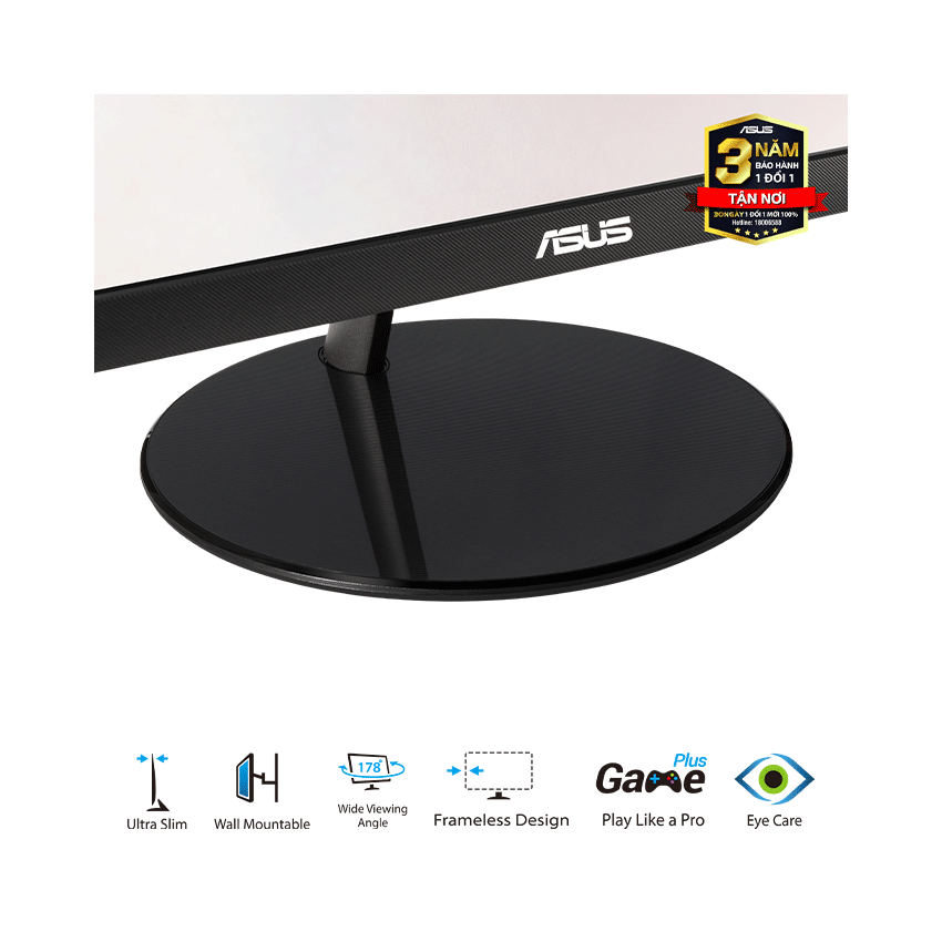 ASUS VL249HE là mẫu màn hình hướng đến nhóm người dùng văn ph&ograve;ng và nhu cầu giải trí cơ bản, mang lại sự cân bằng giữa chất lượng hiển thị, độ bền và chi phí hợp lý