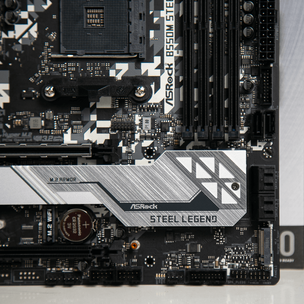 Mainboard ASROCK B550M STEEL LEGEND hacom 5