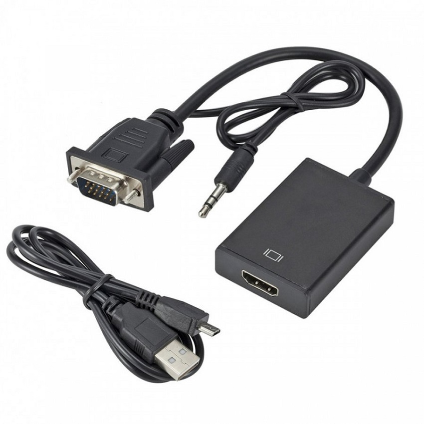 Cáp chuyển đổi từ VGA sang HDMI - HACOM 1