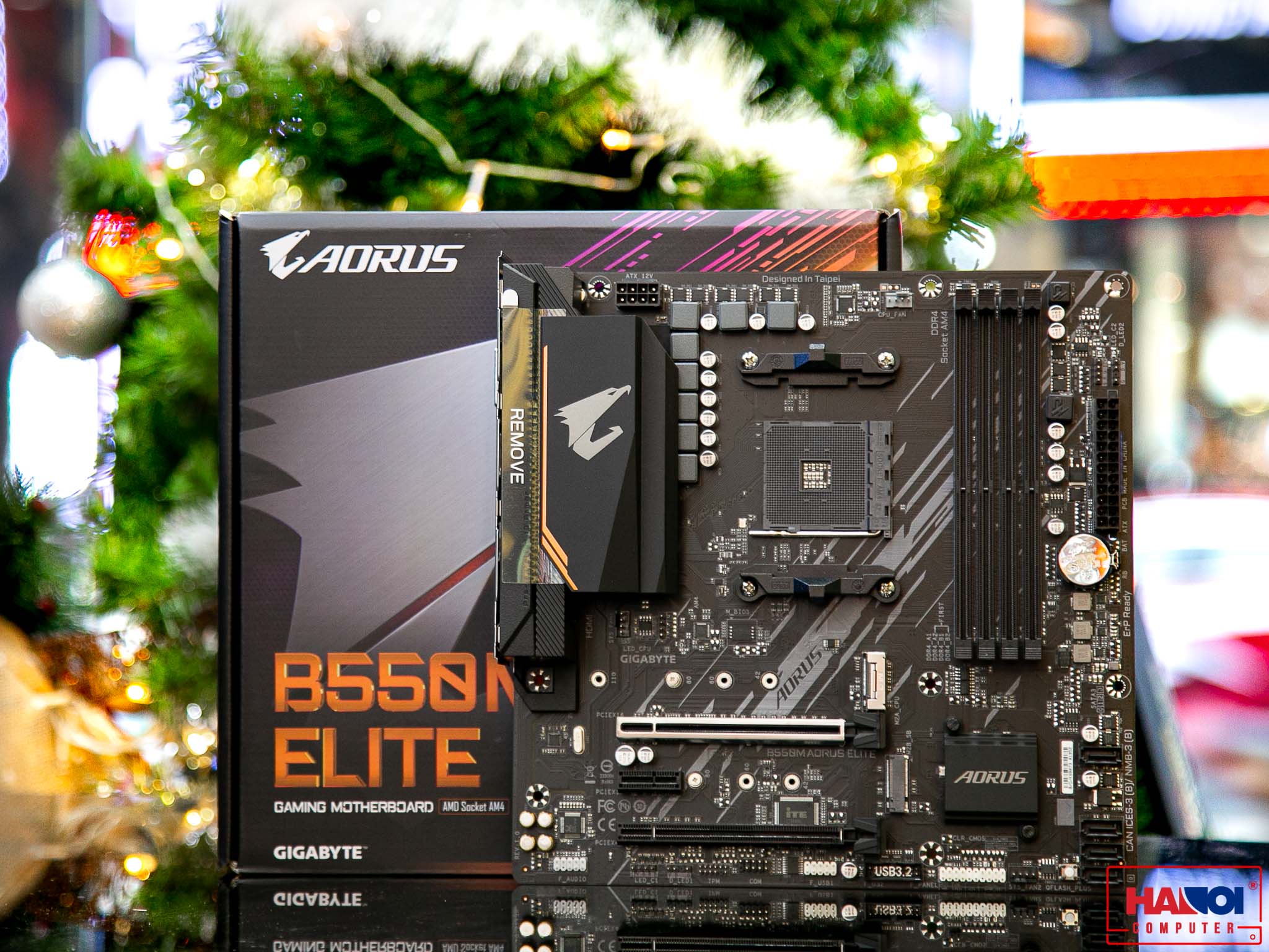 Mainboard Gigabyte B550M AORUS ELITE - HACOM 2