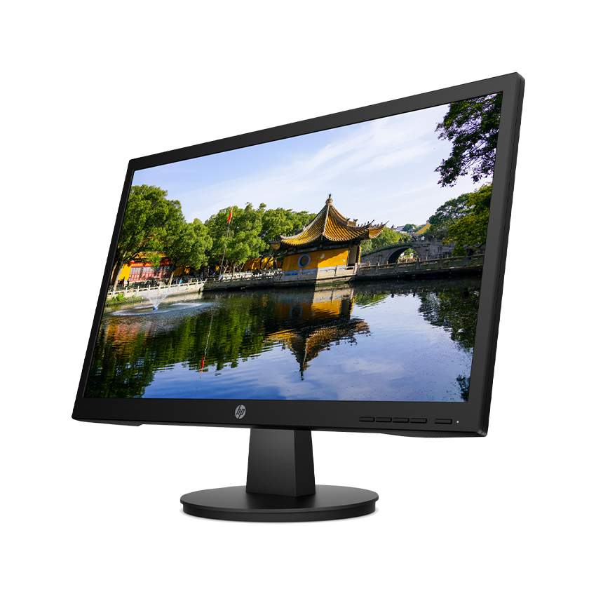 HP V22v là mẫu màn hình phẳng 21.5 inch hướng đến nhóm người dùng phổ thông như học sinh, sinh viên và nhân viên văn phòng.