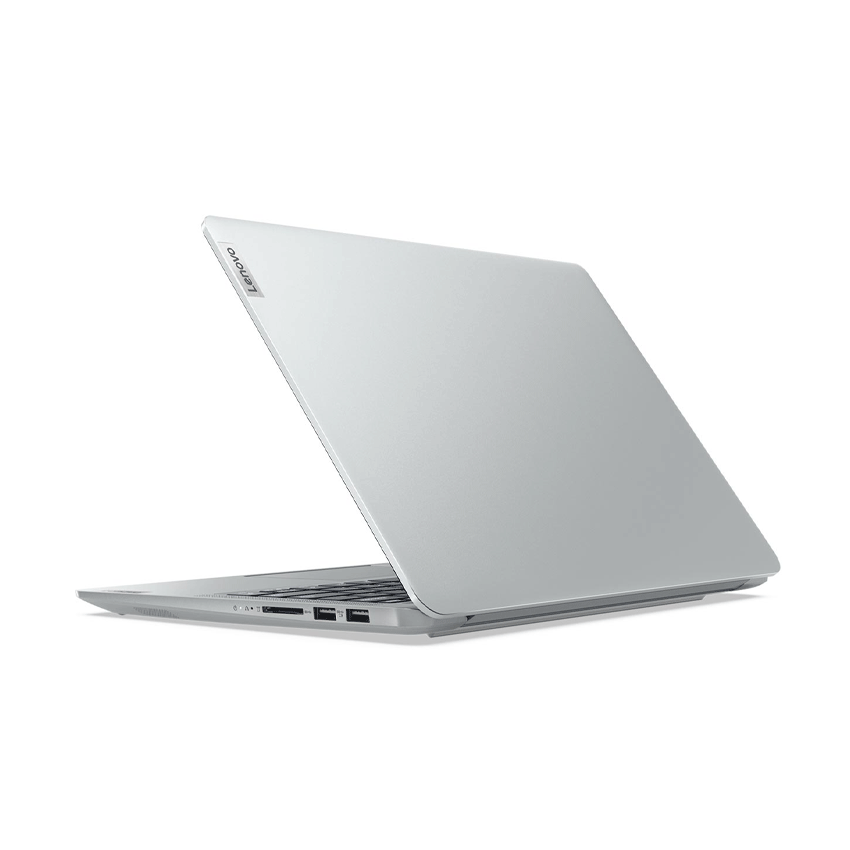 IdeaPad Slim 5 Pro 14ACN6 82L700L5VN có màu Cloud Grey, hoàn thiện bằng nhôm, kích thước 31.22 x 22.10 x 1.599-1.799 cm và trọng lượng 1.38kg.
