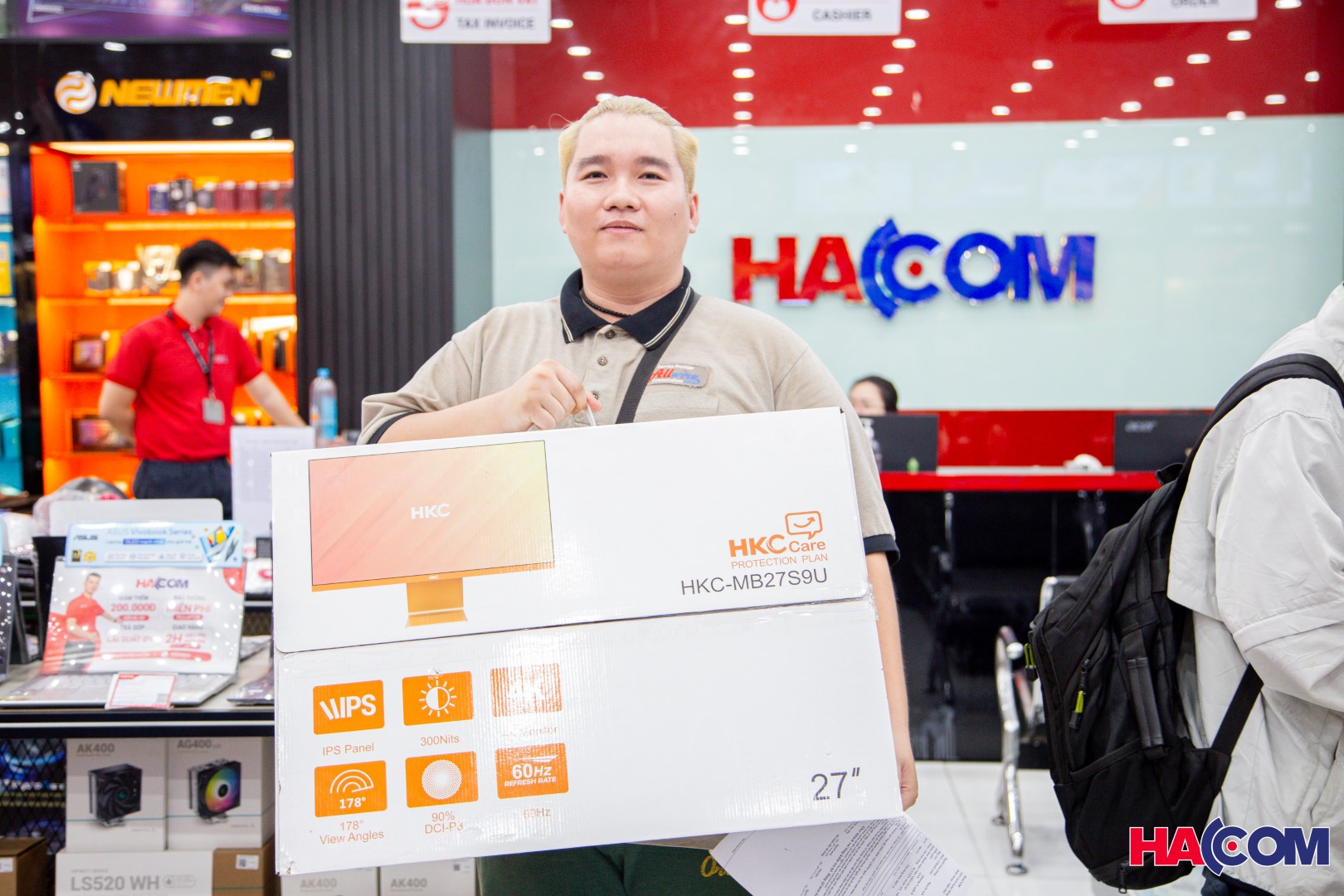 HKC MB27S9U là mẫu màn hình 27 inch hướng đến người dùng cần chất lượng hiển thị cao với độ phân giải 4K
