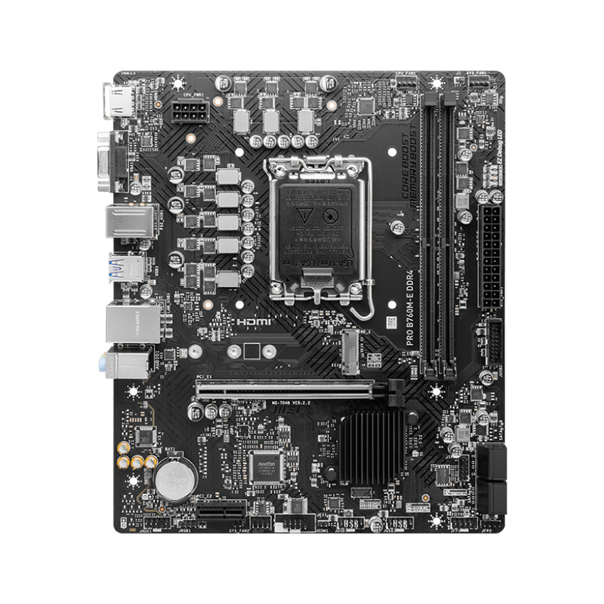 Mainboard MSI PRO B760M-E DDR4 HACOM 2