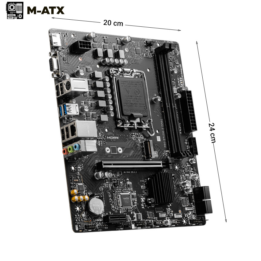 Mainboard MSI PRO B760M-E DDR4 HACOM 4