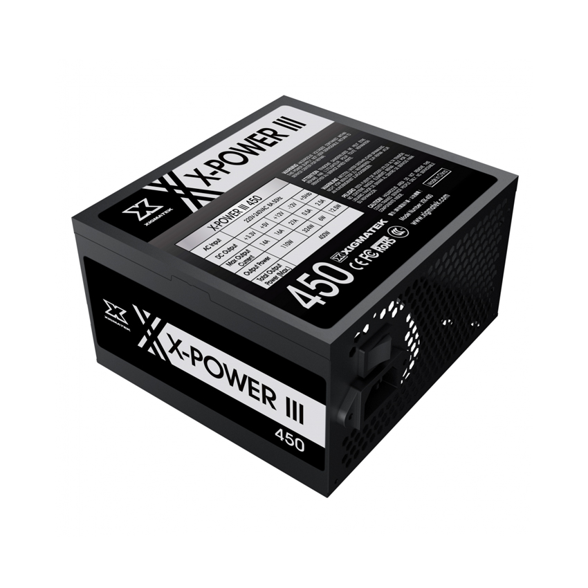 Nguồn Xigmatek X-POWER III 450 - 400W EN45969 (Màu Đen)