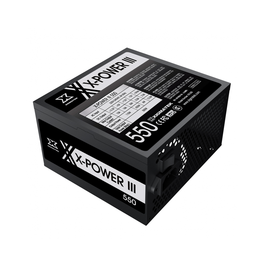 Nguồn Xigmatek X-POWER III 550 - 500W EN45983 (Màu Đen)