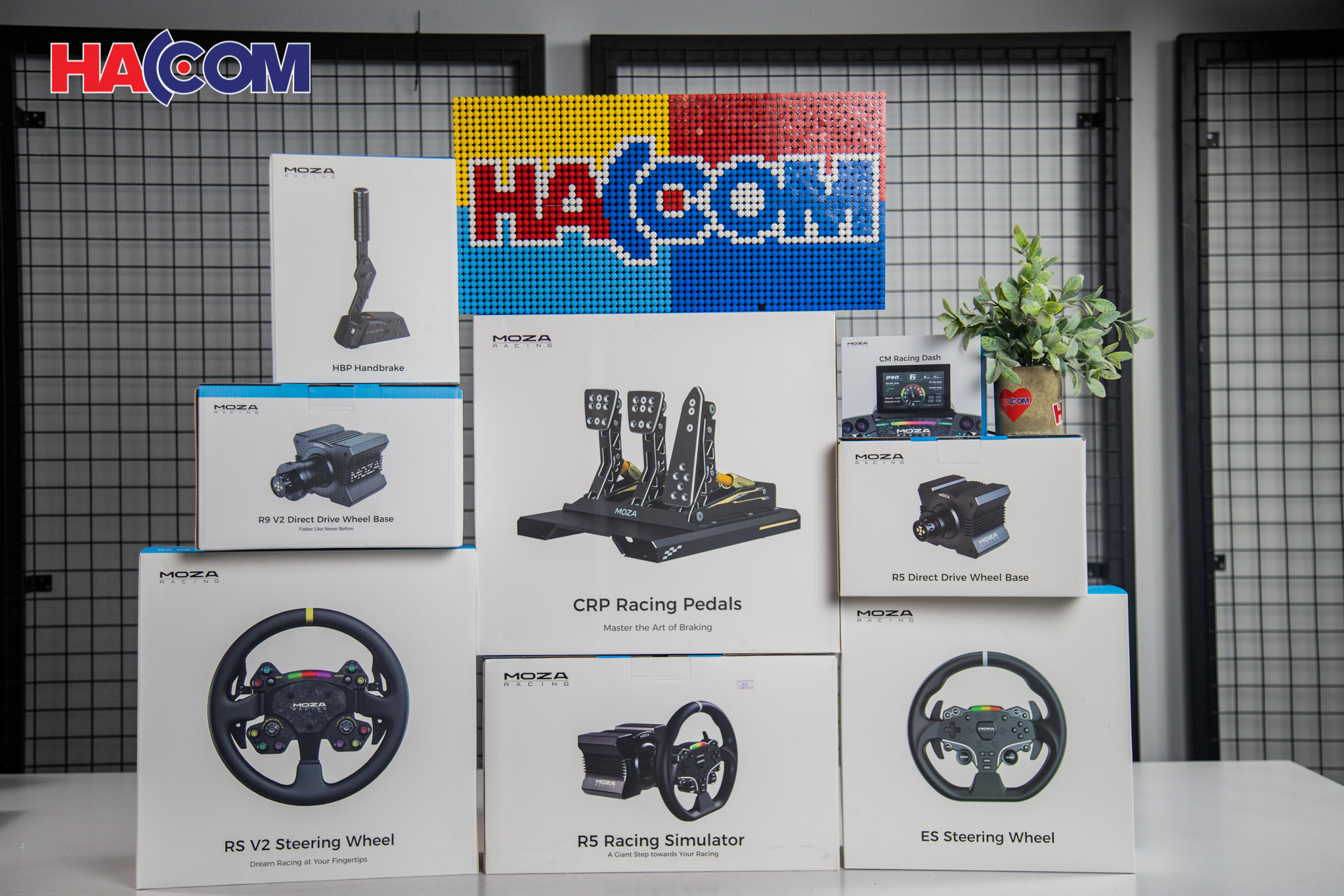 Bộ Vô Lăng Đua Xe Moza R5 Bundle 9