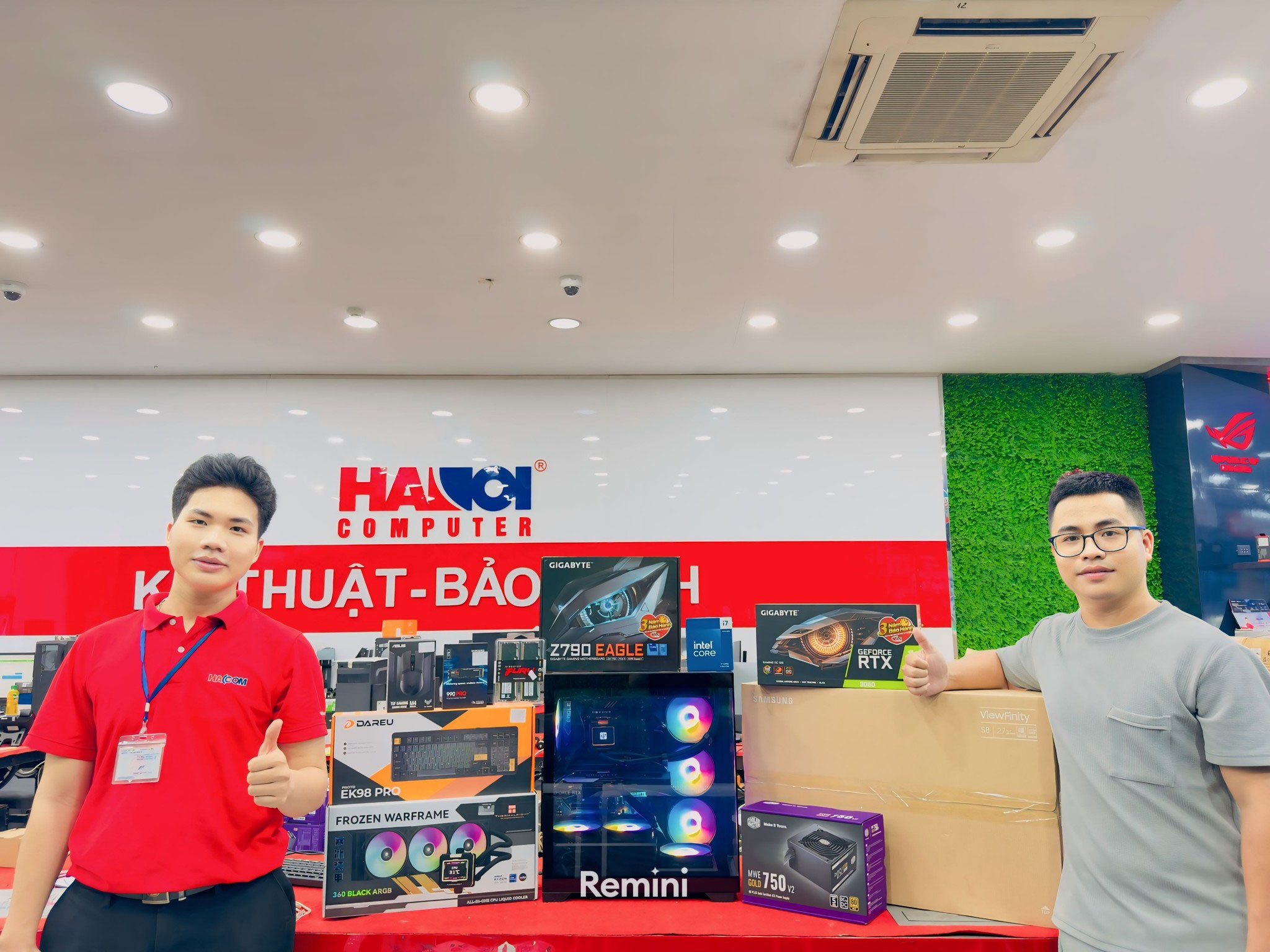 Tản nhiệt AIO Thermalright Frozen Warframe 360 BLACK ARGB HACOM 5