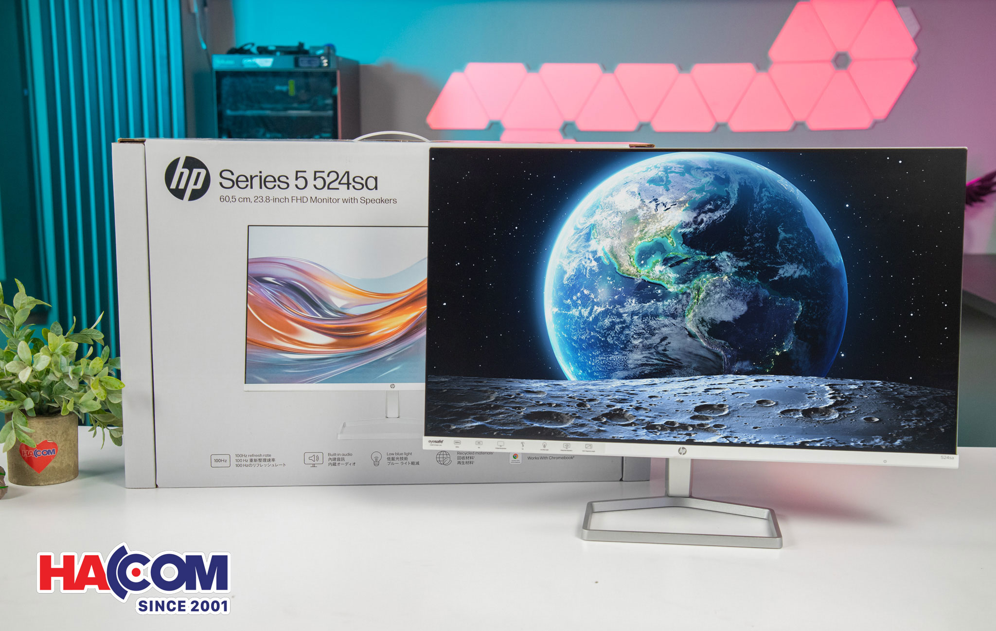HP S5 524sa là mẫu màn hình 23.8 inch thuộc phân khúc phổ thông hướng đến người dùng văn ph&ograve;ng, học sinh và sinh viên cần một thiết bị hiển thị ổn định