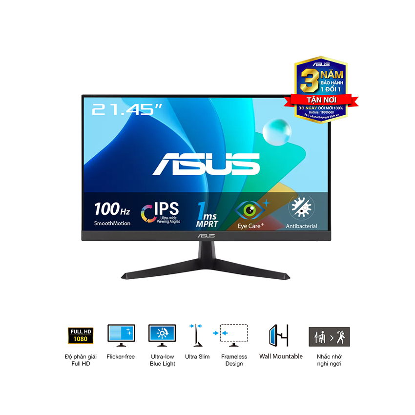 Màn hình ASUS VY229HF - HACOM 1