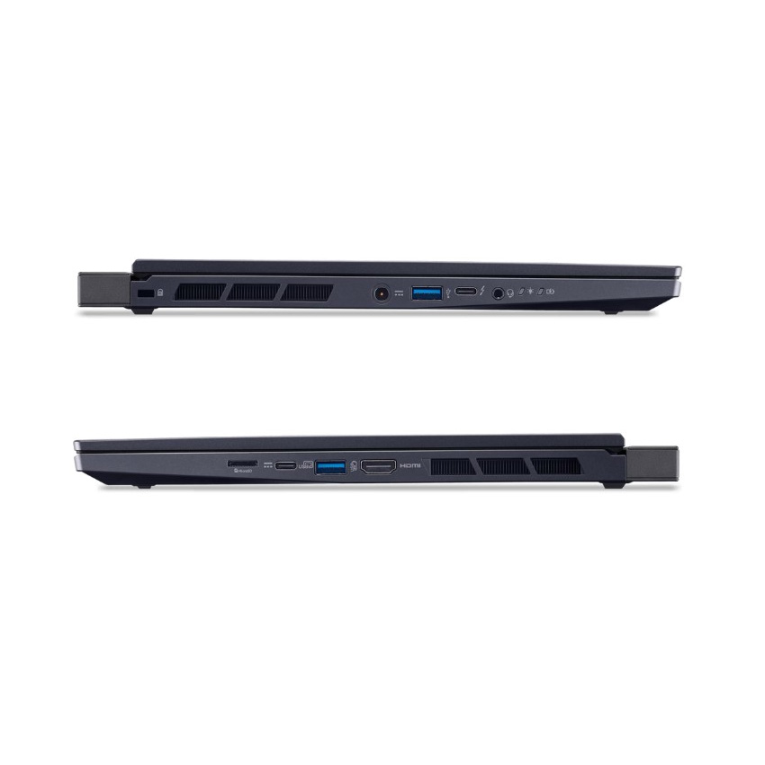 Máy có 2 cổng USB-C, trong đó 1 cổng là Thunderbolt 4, 2 cổng USB-A 3.2 Gen 2 có hỗ trợ sạc khi tắt máy, HDMI 2.1, jack 3.5mm, khe MicroSD và cổng K-lock