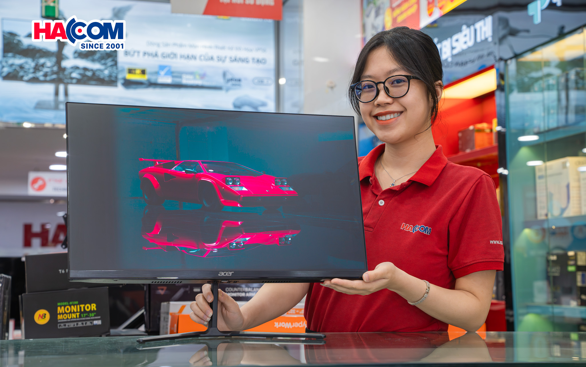 Điểm nổi bật nhất của Acer Nitro KG240Y X1 nằm ở tần số quét 200Hz, mang lại khả năng hiển thị chuyển động nhanh và mượt hơn đáng kể so với các màn hình 60Hz hoặc 75Hz thông thường.