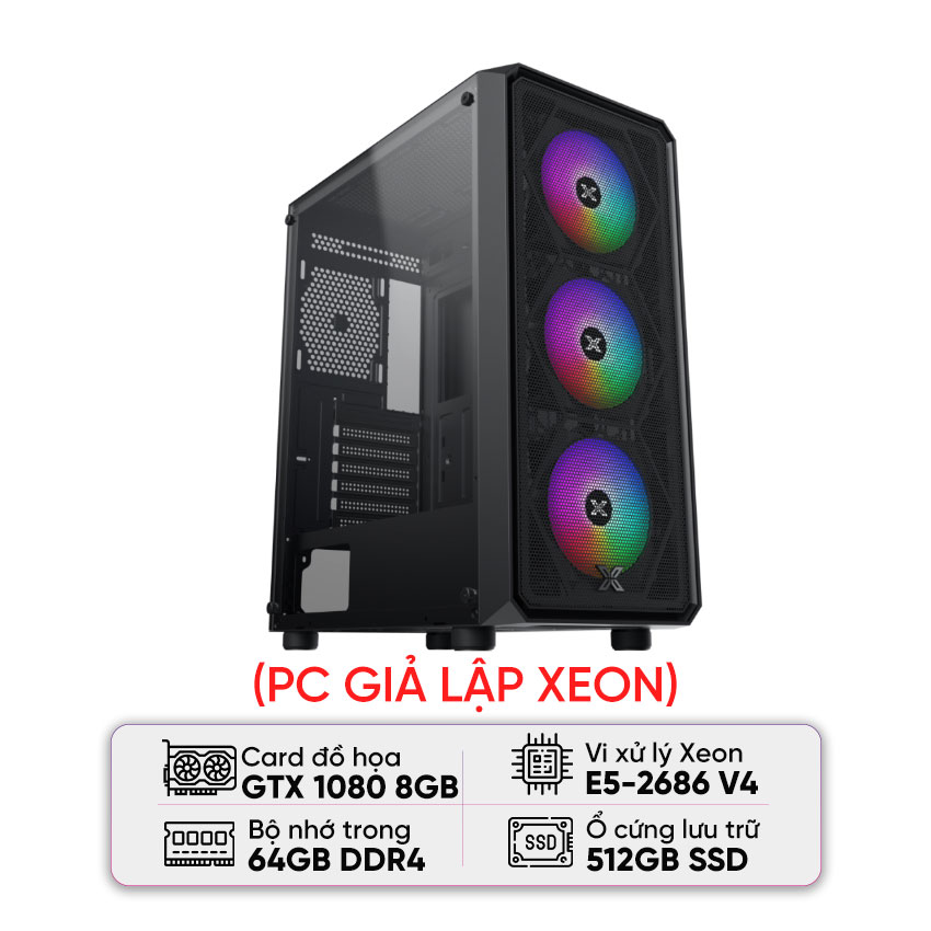 PC GIẢ LẬP DUAL XEON 018 - Cũ