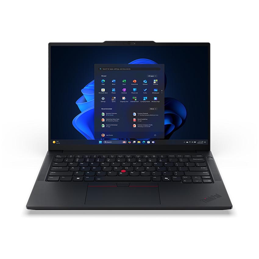 Màn hình IPS 14 inch WUXGA (1920x1200) tỷ lệ 16:10 với viền mỏng 90% mang đến không gian làm việc rộng hơn đáng kể so với màn 14 inch tỷ lệ 16:9 truyền thống