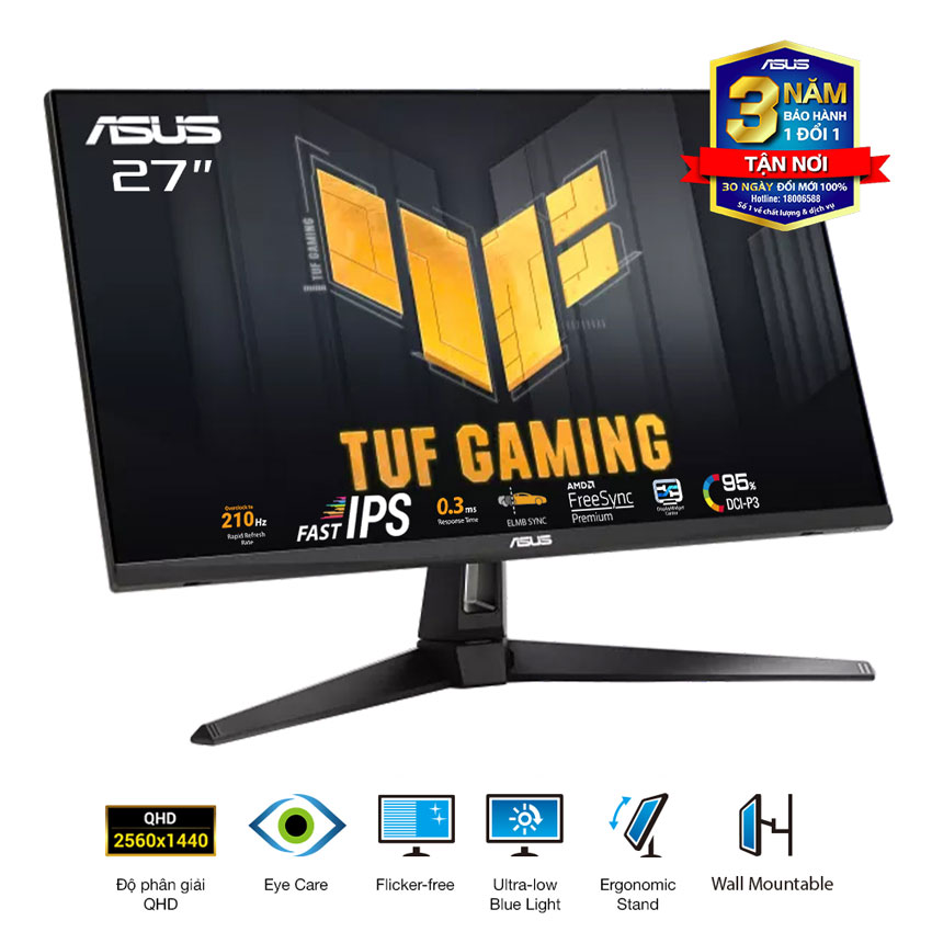HACOM - màn hình gaming Asus TUF VG27AQ5A