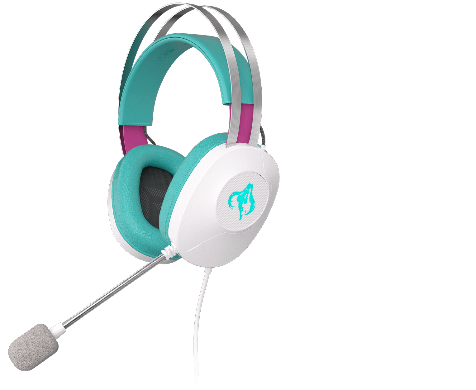 Tai nghe Gaming có dây ASUS TUF H1 Gen II - Hatsune Miku Edition 3