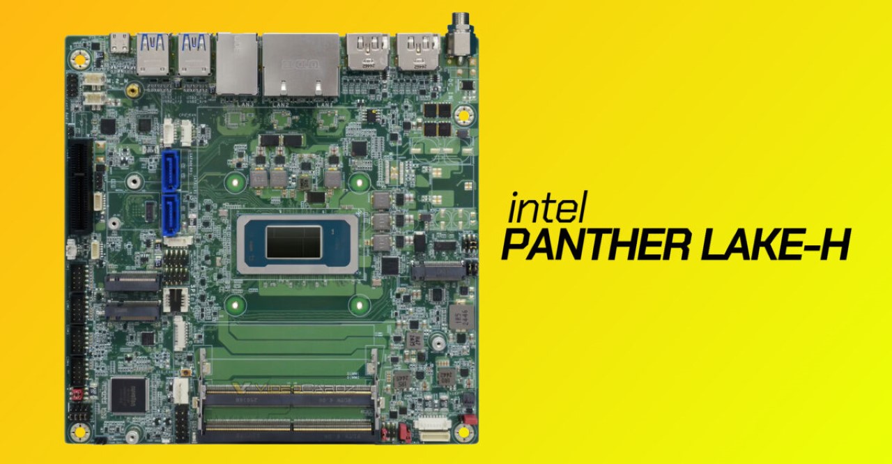 Intel ra mắt bo mạch chủ Mini-ITX Panther Lake-H cho ứng dụng công nghiệp