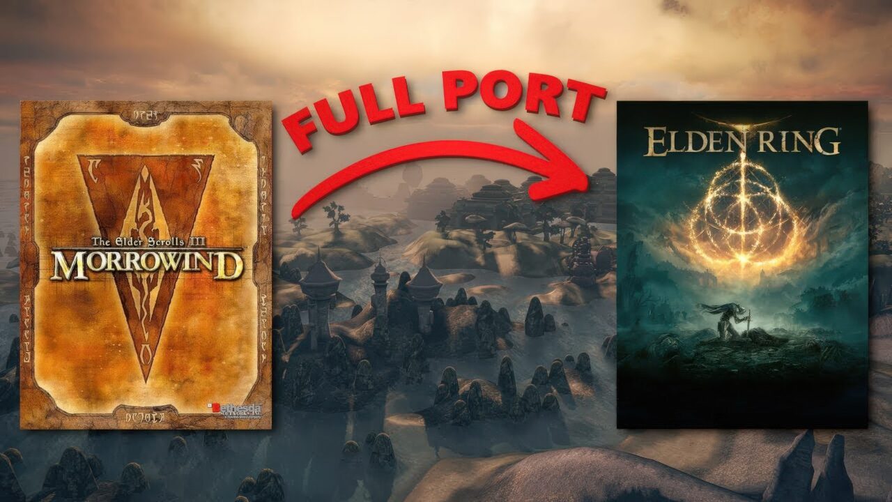 Morrowind tái sinh trong engine Elden Ring