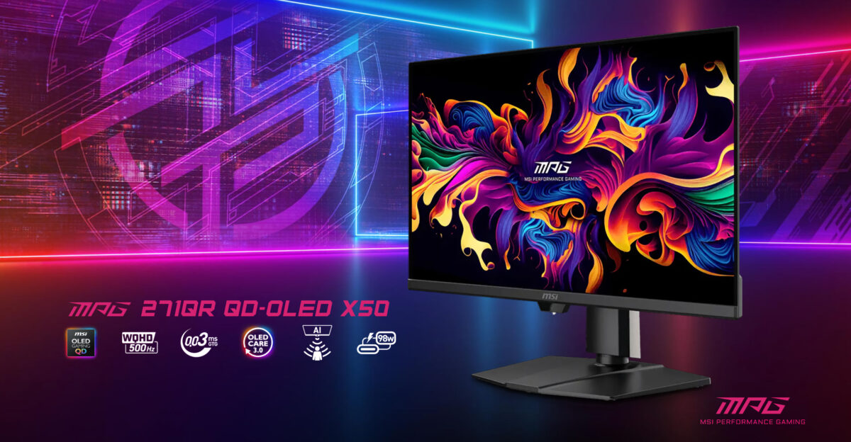 MSI Ra mắt Bo mạch chủ X870E và Màn hình QD-OLED 500Hz