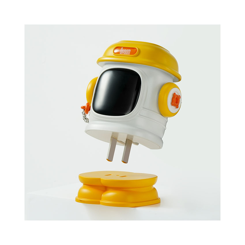 Củ sạc Divoom Dipow-65 màn hình LED 2C1A, màu vàng - Hình 2