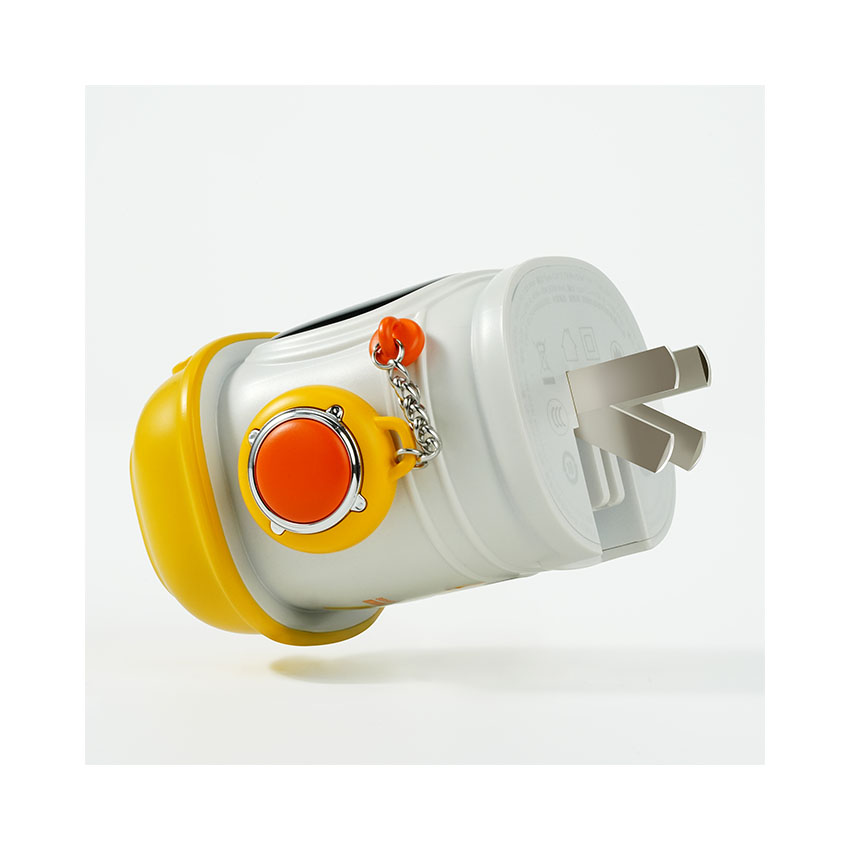 Củ sạc Divoom Dipow-65 màn hình LED 2C1A, màu vàng - Hình 7